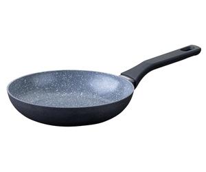 FACKELMANN Sartén Cosmo - Ø 24 cm de aluminio prensado, revestimiento de cerámica Excilon libre de PFAS, mango suave al tacto, limpieza a mano