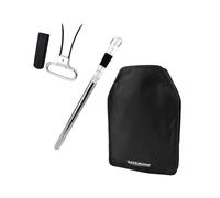 Fackelmann Set de Accesorios para Vino, incluye Funda Enfriadora para Botellas de Vino y Cava, Enfriador de Vino con Vertedor y Sacacorchos de Hoja