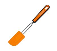 Fackelmann Soft Espátula de Silicona 25 cm, Silicona y Acero Inoxidable, Flexible Resistente al Calor, Mango Antideslizante, Repostería Cocina