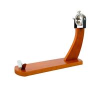 Fackelmann Soporte jamonero Giratorio Profesional para paletilla y jamón, Pino con herrajes cromados, Color Madera Natural, 36,5 x 16,5 x 37,5 cm, 1 ud