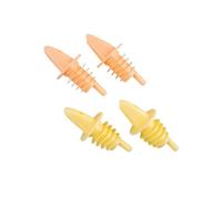 Fackelmann Tapones vertedores, Amarillo y Rosa, 0,75-1l