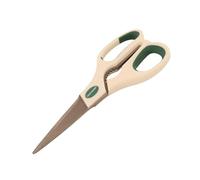 Fackelmann Tijeras Cocina Multifunción de gran tamaño Acero Inoxidable, Polipropileno y Goma, Color Blanco, 22 cm