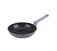 Fackelmann Verona Sartén 24 cm Antiadherente, Aluminio Reciclado Forjado, Revestimiento Cerámico Efecto Mármol, Apta Inducción, Horno 150°C, Mango Soft Touch Gris