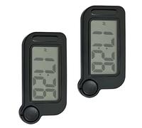 FackLOxc Reloj de para Cocina y baño, Resistente Agua IPX7, con retroiluminación y Operaciones silenciosas, para Estudiantes y viajeros, 2 uds