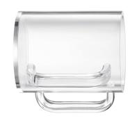 FackLOxc Taza Ceremonial de acrílico transparente de 800ml con cómodo para ocasiones sagradas y exhibición en hogar elegante taza de Seder