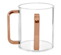 FackLOxc Taza Ceremonial de acrílico transparente de 800ml con cómodo para ocasiones sagradas y exhibición en hogar elegante taza de Seder
