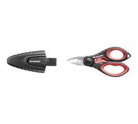 FACOM Cizalla Bi-Material de Gran Esfuerzo, Estructura Completa en Acero, Cortador de Cable Ø 50mm, Ranura para Extracción, Hoja de Acero Inoxidable, Soporte con Clip para Cinturón, 841A.3PB