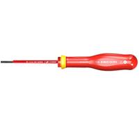 Facom Destornillador aislado plano PROTWIST 3.5X75 1000V, Mango Soft Grip, Tri-Coating AT3.5X75VE