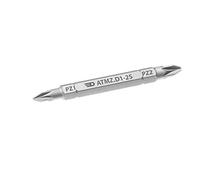 FACOM Hoja corta reversible de 1/4" Pozidriv PZ1 - PZ2 - Acabado cromado - ATMZ.D1-2S