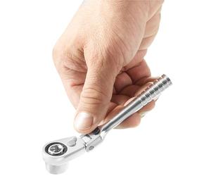 Facom - KS Tools R.180HX - Llave de carraca reversible (1/4", cabezal giratorio)