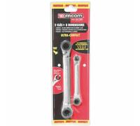 Facom Set de 2 llaves Cuatro (8-19 mm)