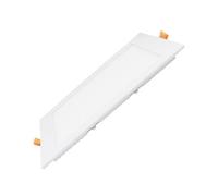 FACTORLED DOWNLIGHT LED EMPOTRABLE CUADRADO 20W OSRAM, PLACA SLIM, PANEL EXTRAPLANO TECHO MARCO BLANCO, GRAN LUMINOSIDAD, LUZ BLANCA 3000K-4000K-5700K