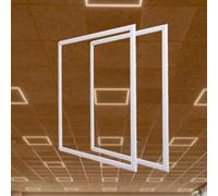 FactorLED Pack x2 FIT Panel Marco LED 60x60 44W, Marco Led Luminoso 60cm, 4200Lm, Lámpara Techo, Panel Led Luminoso ¡Nuevo! Luz Natural 4000K