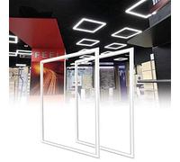 FactorLED Pack x2 FIT Panel Marco LED 60x60 44W, Marco Led Luminoso 60cm, 4200Lm, Lámpara Techo, Panel Led Luminoso ¡Nuevo! Luz Fría 6000K