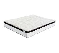 FACTORY COLCHON - Colchón Viscoelástico ViscoSoja Pure Tejido CarbonGraph Nucleo Ergosystem Hard/Doble Núcleo De Viscosoja Natural Transpirable Hipoalergénico Altura 26cm Firmeza Media-Alta 135x200