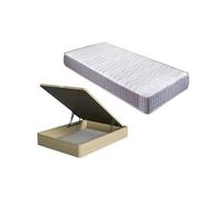 FACTORY COLCHÓN - Pack Colchón Viscoelástico + Canapé De Madera Hard