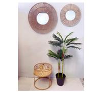Factory Cuadros Cuadro Decorativo Palmera Doble Tronco 110cm | Flores y Plantas Artificiales