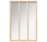 Factory Cuadros - Espejo Bauer Madera 76x116cm - Espejo Ventana - Espejo Decorativo de Pared