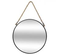 Factory Cuadros - Espejo con Cuerda Leningrado Grande Metal Negro 55cm