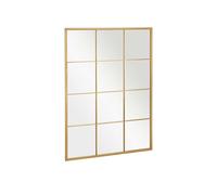 Factory Cuadros - Espejo Siena Oro 120x90cm - Metal y Cristal - Decorativo - espejo ventana