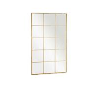 Factory Cuadros - Espejo Siena Oro 150x90cm - Metal y Cristal - Decorativo - espejo ventana