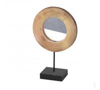 Factory Cuadros - Espejo Tronco de Madera 31x19x8cm - Decorativo