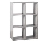 Factory Cuadros - Estantería Natural Teo - Gris 100.5x67.5cm - Organización Fácil Diseño Natural
