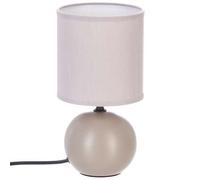 Factory Cuadros Lámpara de Mesa Cerámica Gris Topo Mate - Diseño Moderno