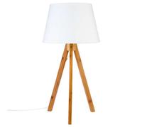 Factory Cuadros Lámpara Trípode Florencia Blanca 56 Cm - Diseño Moderno