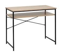Factory Cuadros - Mesa Escritorio Pretoria / Oficina Pretoria - L. 90 X P. 45 X H. 75 Cm - Metal y Madera