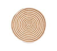 Factory Cuadros - Pack 4 Salvamanteles Bicolor Blanco 35cm - Protege Tu Mesa con Estilo