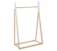 Atmosphera – Perchero infantil – Madera maciza pintada en marrón – 78 x 126 cm