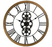 Atmosphera Reloj mecánico de metal y madera diámetro 70 cm