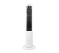 Fácula - Climatizador Evaporativo de Torre Glaciar | Depósito 3l | Aromaterapia | 3 velocidades | Temporizador | Mando