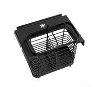 FACULX Soporte para cubiertos de acero inoxidable para mesa IGT, resistente | Organizador de cocina para sistema igt, cesta de palillos de acero inoxidable resistente con rejillas de ventilación de