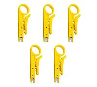 Faderr mini cuchillo pelacables 5 piezas, crimpador alambre, cable prensado, herramienta pelado 5-6,2 mm (tamaño: 5 piezas)