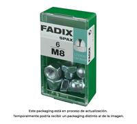 Fadix 10918249 Tuerca Ciega Cinc M 8 - Caja 6 Unidades