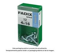 Fadix Tornillo Metrica M 4x16mm Acero Cabeza Plana Din 965 Caja 12 Unidades Referencia 10915767