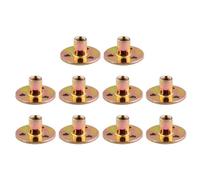 Fafeicy 10 Piezas Tuerca T de 3 Orificios M8 Tuercas de Placa de Hierro