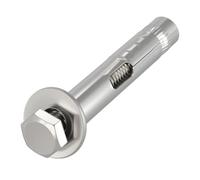 Fafeicy 20 Anclajes de Manga de Acero Inoxidable M6 X 50 Mm, Pernos de Expansión de Cabeza Hexagonal Resistentes para Mampostería de Ladrillos de Hormigón
