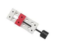 Fafeicy 50 mm Mini abrazadera plana, tornillo de banco de mesa de aluminio, con Paquete de accesorios de tornillo