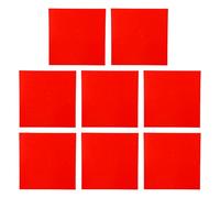 Fafeicy 8 Piezas de Madera Contrachapada de Tilo Rojo 300x300x3mm Pre Recubierto de Doble Cara para Corte Láser Grabado Decoración del Hogar Manualidades para Maestros Carpinteros
