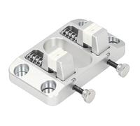 Fafeicy Abrazadera de Soldadura con Apertura de 12 Mm con Mordazas de Cerámica y Marco de Aluminio 6061 para Sujeción de Cables Estación de Soldadura de PCB Accesorio de