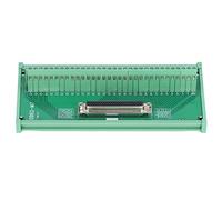 Fafeicy Bloque de Terminales de 3 Filas, Conector Hembra Macho Adaptador, Placa de Ruptura Módulo DC 60V con Base de Cobre y Etiquetas Impresas para Cables 14-26AWG (DB62-G7)