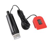 Fafeicy Bomba de Agua Sumergible Inalámbrica de Elevación Alta de 500 GPH de 16 Pies con Filtro de Sedimentos y Motor de 4500 RPM para Drenaje e Riego de Sótanos de Piscinas y Jardines