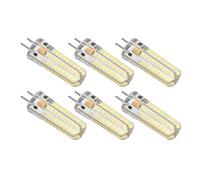 Fafeicy Bombilla Led de Maíz, 6 piezas 7W AC DC12V Bombilla Led GY6.35 Portalámparas 700lm 72 LEDs Bombilla Led de Maíz de 360 grados para Lámparas Colgantes Techo, Bombillas Led (Blanco 6000K)