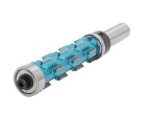 Fafeicy Broca Enrutadora de Corte a Ras en Espiral, Broca con Patrón de Plantilla de Rodamiento Doble de Carburo, Diámetro de Corte de 3 4 Pulgadas, Longitud de de 2 9 16 Pulgadas, Vástago de 1 2 para