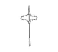 Fafeicy Cable Giratorio Tipo Empuje, Dragado de Alcantarillado, Eje Flexible, Cadena de Limpieza de Drenaje, Eliminador de Obstrucciones para Tuberías de Cocina y Baño de 50-200mm
