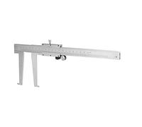 Fafeicy Calibrador Vernier de 0-200 Mm, Herramienta de Medición de Acero Al Carbono, Calibre de Diámetro Interior con Acabado Pulido Liso para Mecanizado y Medición de Ranuras de