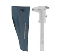 Fafeicy Calibrador Vernier de Acero Inoxidable, 0-80mm, 0,05mm, Doble Escala, Métrico en Pulgadas, con Medición de Paso de Profundidad para Mecanizado Mecánico